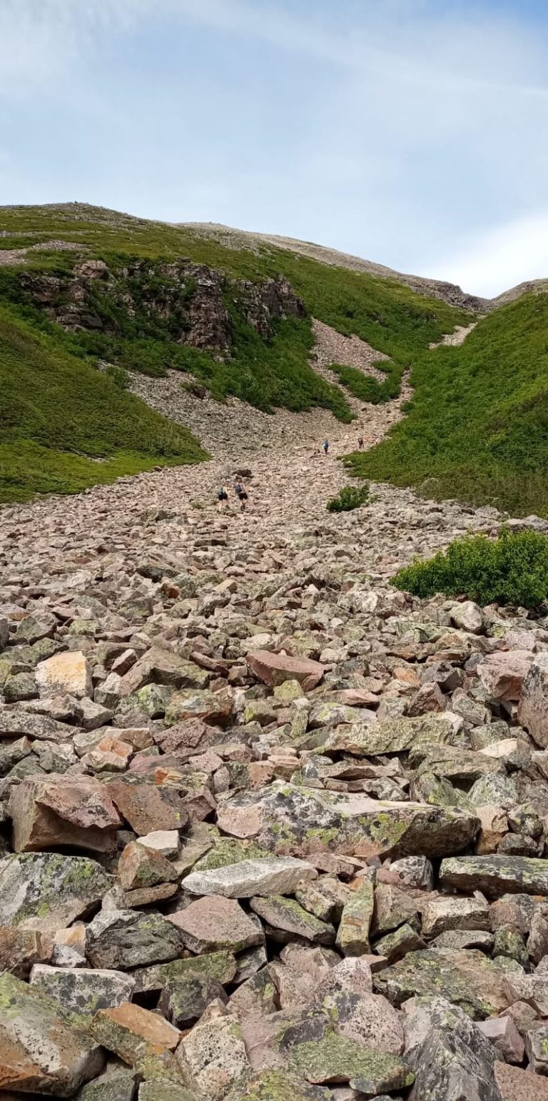 Wanderweg bei Gros Morne National Park, Neufundland Wanderweg mit viel Steine bei Gros Morne Nationalpark, Neufoundland