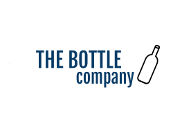 The Bottle Company online shop Logo der Bottle Company mit Schriftzug und einer Flasche.
